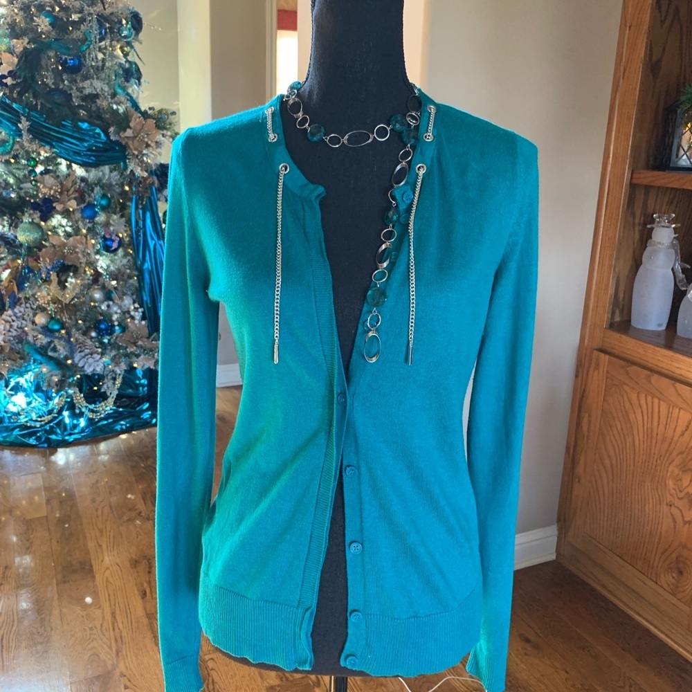 7th Avenue Design Studio Chain Cardigan‎